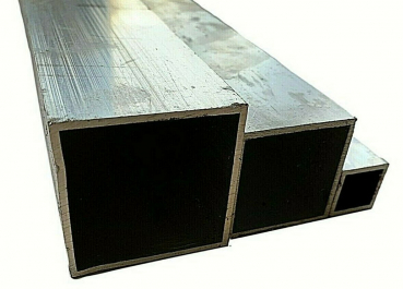 Preview: Quadratrohr 15 x 15 x 2 mm AlMgSi0.5 F22 AW6060 DIN 573/755